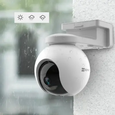 IP Kamera EZVIZ HB8 2K+ 4.0MP brezžična, PT, zunanja, vgrajen akumulator