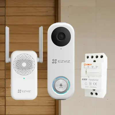 IP Kamera EZVIZ DB1C 2.0MP kit z domofonom in zvoncem, brezžična