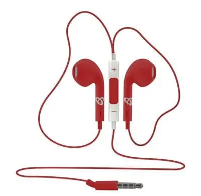 SBOX slušalke iEP-204R rdeče