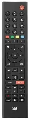 Nadomestni daljinski upravljalnik One For All za vse televizorje Grundig One For All URC 1915 Grundig daljinski upravljalnik črna