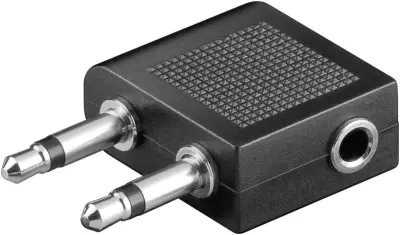 SpeaKa Professional-Audio adapter\, 3.5mm moški JACK konektor/2x3.5mm moški konektor