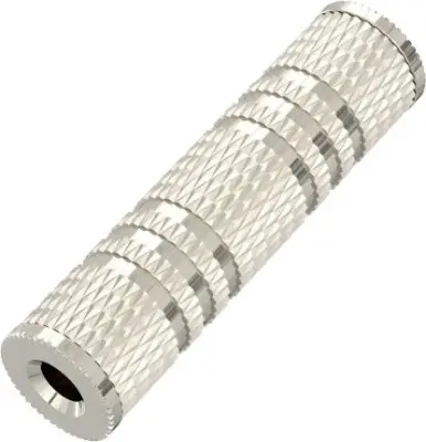 Hama 00205193  klinker avdio adapter [1x priključna doza za 3\,5 mm banana moški konektor - 1x priključna doza za 3\,5 mm banana moški konektor] črna