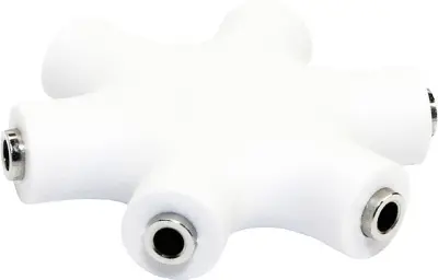 LogiLink CA1088 klinker avdio adapter [3x priključna doza za 3,5mm banana moški konektor - 3x priključna doza za 3,5mm banana moški konektor] bela