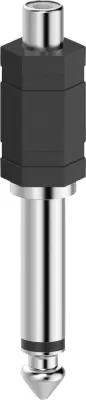 Hama 00205188  cinch / klinker avdio adapter [1x ženski cinch konektor - 1x 6\,3 mm banana moški konektor] črna
