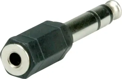 Roline 11.09.4444 11.09.4444  avdio adapter [1x 6\,3 mm banana moški konektor - 1x priključna doza za 3\,5 mm banana moški konektor]