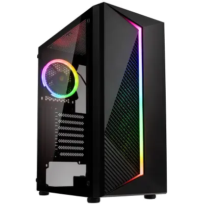 KOLINK INSPIRE X3 ATX ARGB osvetljeno ohišje, črno