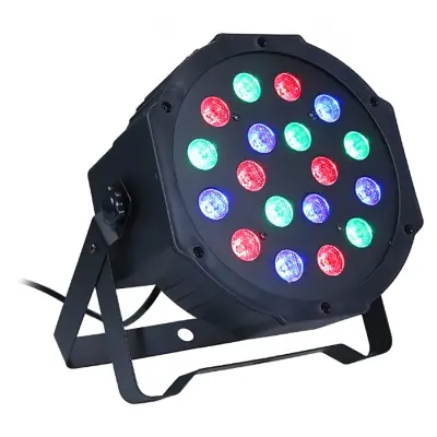 RGB PAR DMX LED odrski reflektor 18 x 1W LED z LED zaslonom