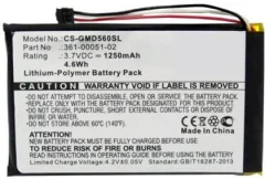 Beltrona akumulatorska navigacijska naprava Nadomešča originalno baterijo 361-00051-02 3.7 V 1250 mAh