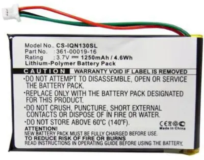 Beltrona akumulatorska navigacijska naprava Nadomešča originalno baterijo 361-00019-12\, 361-00019-16 3.7 V 1250 mAh