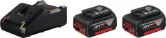 Bosch Professional 2x GBA 18V 4.0AH + GAL 18V-40 Professional 1600A019S0 akumulator in polnilec orodja  18 V 4 Ah Li-Ion