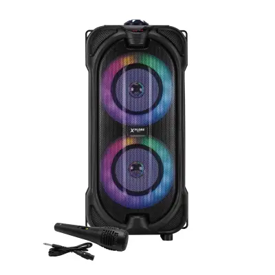 XPLORE XP8841 DUET-L, 150W karaoke prenosni zvočnik