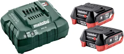 Metabo Basic-Set 12V 2 x LiHD 4.0 Ah 685301000 akumulator in polnilec orodja  12 V 4 Ah LiHD