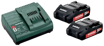 Metabo Basic-Set 2 x 2.0 Ah 685161000 akumulatorsko električno orodje  18 V 2.0 Ah Li-Ion