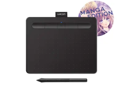 WACOM Intuos S Bluetooth MANGA Grafična tablica črna