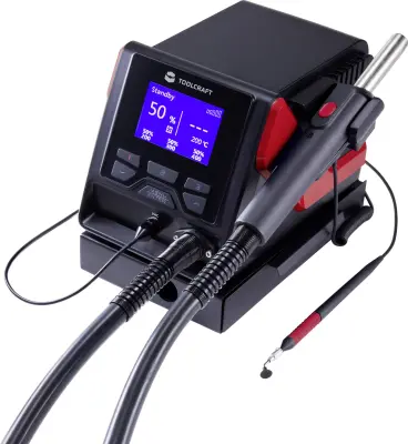 TOOLCRAFT TPS-800 postaja na vroči zrak digitalni 1000 W 100 - 480 °C