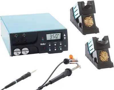 Weller WR 2002 spajkalna/odspajkalna postaja digitalni 250 W\, 300 W 50 - 550 °C vklj. odlagalnik\, vklj. spajkalna konica\, vklj. odspajkalna črpalka