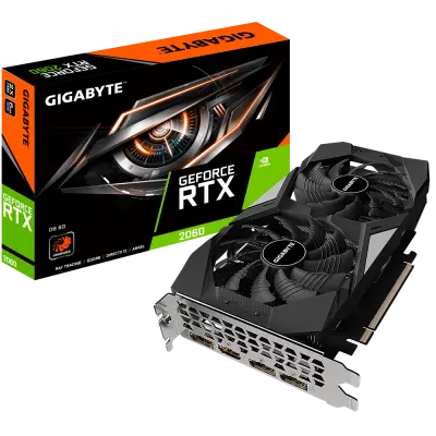 GIGABYTE GeForce RTX 2060 D6 6GB (2.0) grafična kartica