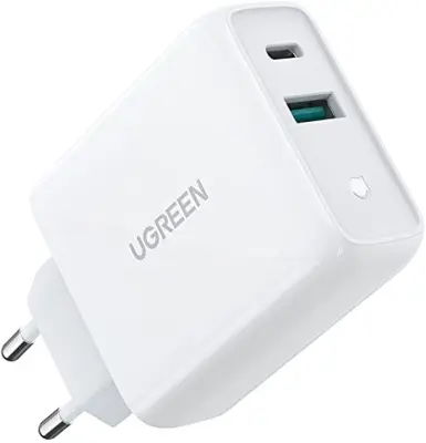 UGREEN 36W QC3.0 hišni polnilec Bel - box