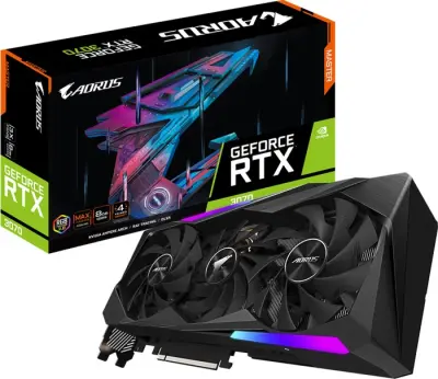 Grafična kartica Gigabyte Geforce Rtx 3070 Aorus Master 8 Gb Gddr6 (Rev. 2.0) Lhr