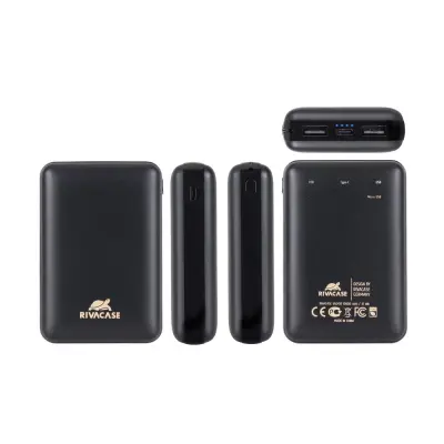 RIVACASE zunanja baterija powerbank 10.000 mAh VA2410 + z MicroUSB kablom