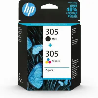 Tinta HP 305 Pack Color Negro