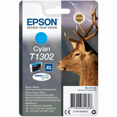 EPSON T1302 XL Cyan kartuša - C13T13024010
