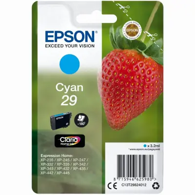 EPSON T2982 Cyan kartuša - C13T29824020