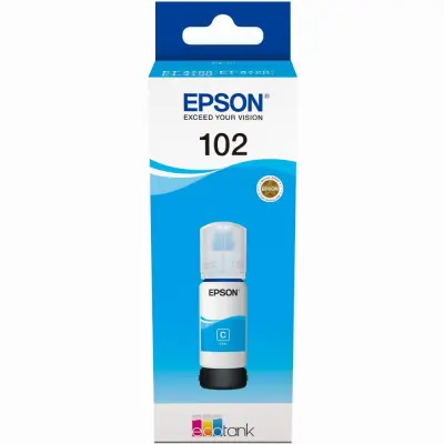 Originalna steklenička Epson 102 Cyan - C13T03R240 [Ml-70]