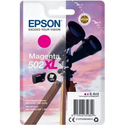 Kartuša s črnilom Epson Singlepack Magenta 502Xl
