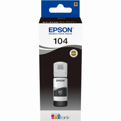Originalna črna steklenička Epson 104 - C13T00P140 [Ml-65]