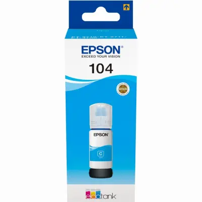Originalna steklenička Epson 104 Cyan - C13T00P240 [Ml-65]