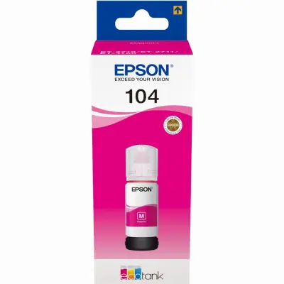 Originalna steklenička Epson 104 Magenta - C13T00P340 [Ml-65]