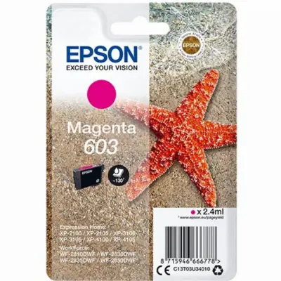 Originalna kartuša Epson 603 Magenta - C13T03U34010 [Ml-2.4][Pag-130]