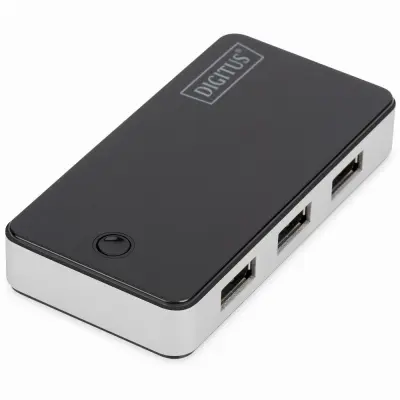 Digitus hub USB 3.0 4xA + AC adapter črn DA-70231