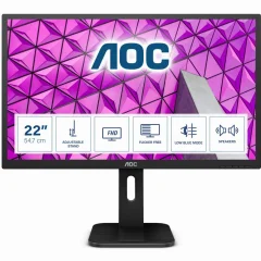 Monitor AOC 54,6 cm (21,5&quot;) 22P1D 1920x1080 MVA 5ms VGA DVI HDMI pivot zvočniki