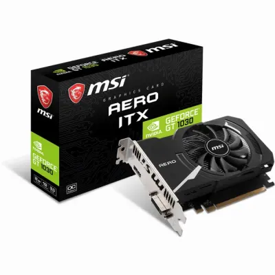 MSI GeForce GT 1030 Aero ITX 2GD4 OC grafična kartica