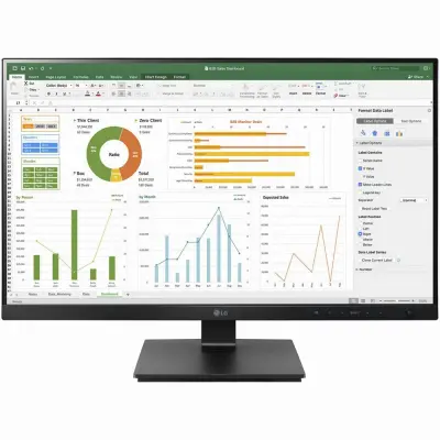 Monitor LG 68,6 cm (27,0") 27BN650Y-B 1920x1080 75Hz IPS 5ms DVI HDMI DisplayPort 2xUSB3.0 Pivot Zvočniki  3H NTSC72%