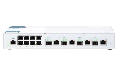 QNAP 12 port stikalo 4x 10Gb, 8x 1Gb