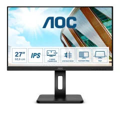 AOC 68,6 cm 27" Q27P2Q 2560x1440 75Hz IPS 4ms VGA HDMI DisplayPort 4xUSB3.2 monitor z zveočniki