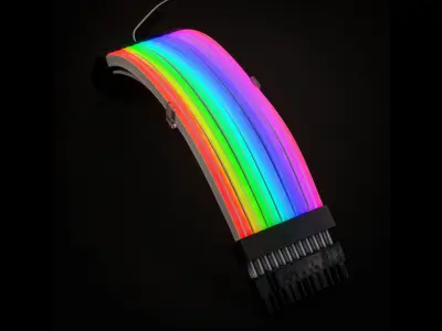 24-pin Lian Li Strimer Plus Rgb kabel