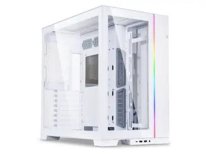 E-ATX ohišje Lian Li PC-O11D Evo belo kaljeno steklo