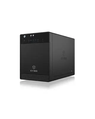 Icybox IB-3740-C31 USB 3.1 Type-C zunanje ohišje za 4 diske ali SSD
