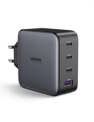 UGREEN USB-A in 3x USB-C 100W GaN hitri polnilec