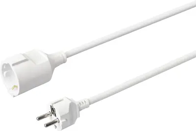 Sygonix SY-4872642 tok podaljšek  16 A bela 10.00 m H05VV-F 3G 1\,5 mm²
