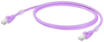 Weidmüller 2701550003 RJ45 omrežni kabel\, Patch kabel CAT 6a S/FTP 0.30 m vijolična  1 kos