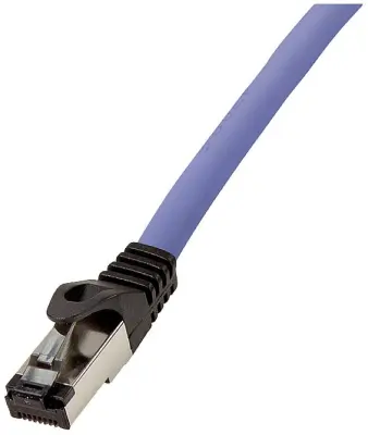 LogiLink CQ8106S RJ45  CAT 8.1 S/FTP 15.00 m modra pletena zaščita\, brez halogena 1 kos