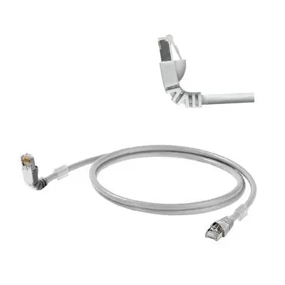 Weidmüller 1248280005 RJ45 omrežni kabel\, Patch kabel CAT 6a S/FTP 0.50 m siva UL-certificirano 1 kos
