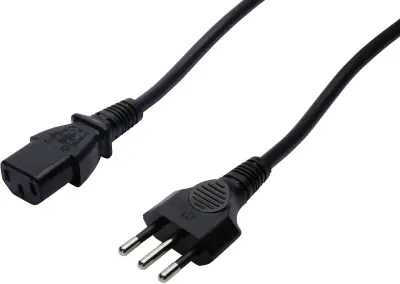 Digitus tok priključni kabel [1x italijanski moški konektor - 1x ženski konektor IEC C13\, 10 A] 1.80 m črna