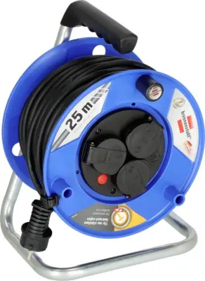 Brennenstuhl 9123020539 kabelski boben 25 m črna varnostni moški konektor