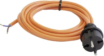 Priključni kabel [ varnostni vtič - kabel\, odprti konec] Orange 5 m AS Schwabe 70917